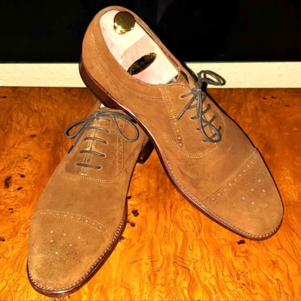 LOAKE Suede 10.5D Men's Dress Shoes